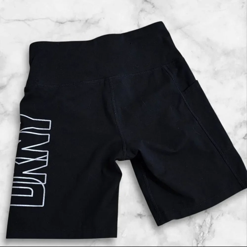 DKNY Black Biker Shorts Size Small